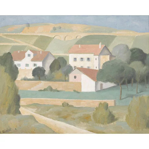 Paul Théophile Robert — "Paysage au Viaduc".