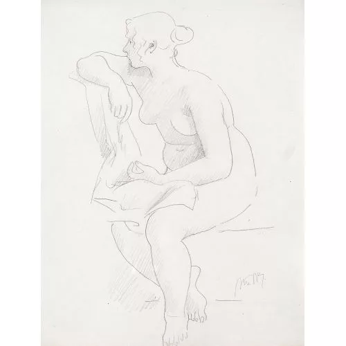 Paul Théophile Robert — Frauenakt.