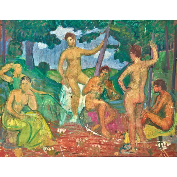 Paul Théophile Robert — Les baigneuses.