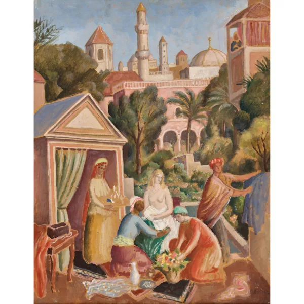 Paul Théophile Robert — Orientalische Szene.