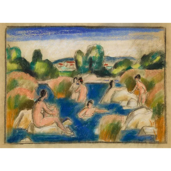 Paul Théophile Robert — Les baigneuses.