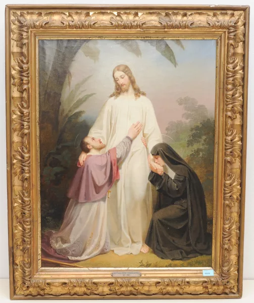 Paul von Deschwanden — Cristus erscheint zwei Heiligen, 1871