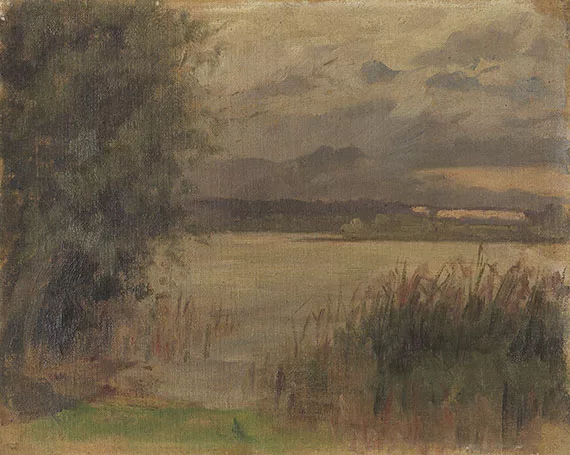 Paul Weber — Blick auf den Chiemsee (Studie)