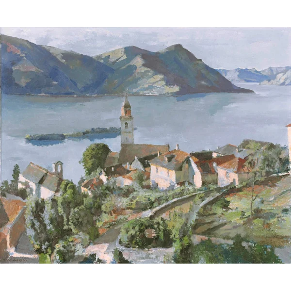 Paul Werner Loosli — SOMMERMORGEN AM LANGENSEE SUMMER MORNING AT THE LAKE MAGGIORE
