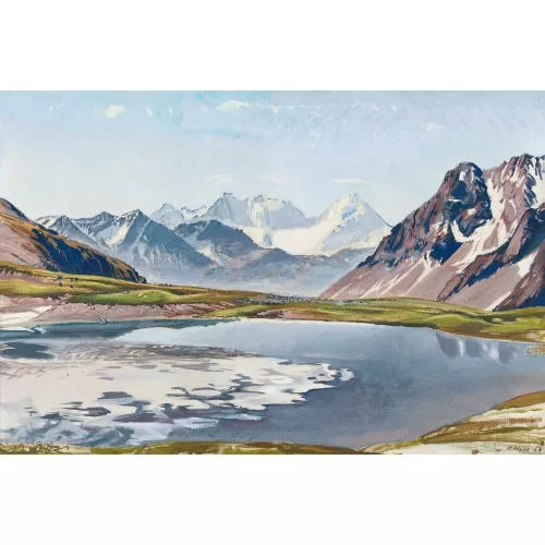 Paul Wyss — Oberengadiner Berglandschaft.