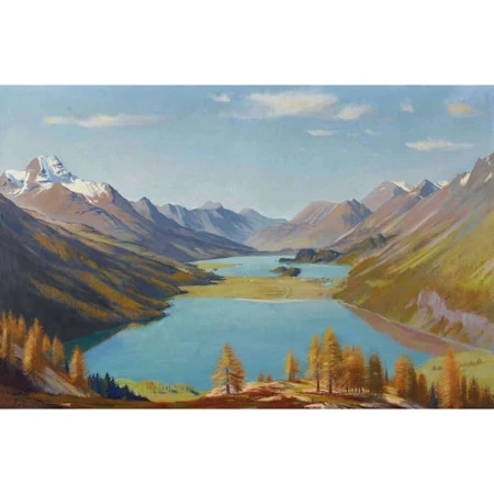 Silvaplanersee mit Piz la Margna