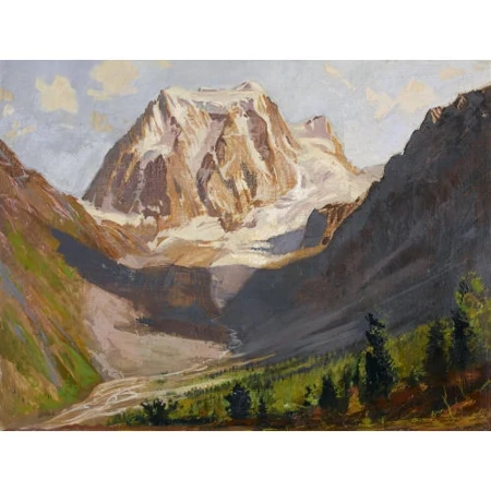 "Mont Collon von Arolla aus"