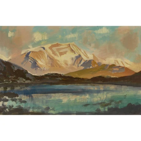 Bergsee mit Blick auf die Jungfrau