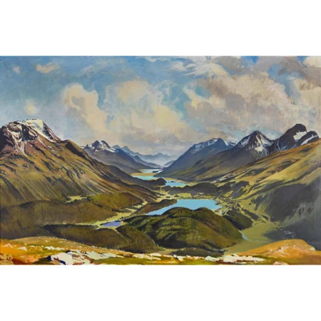 St. Moritzer-, Silvaplaner- und Silsersee