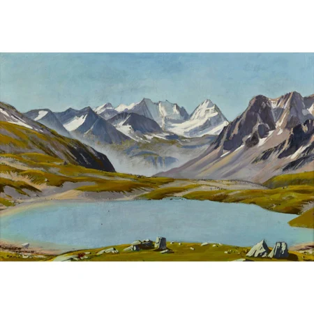 Blick auf den Piz Bernina