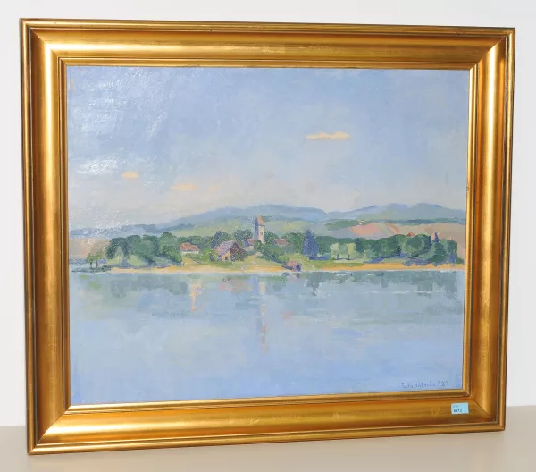 Paula Häberlin — Die Ufenau von Pfäffikon aus", 1927