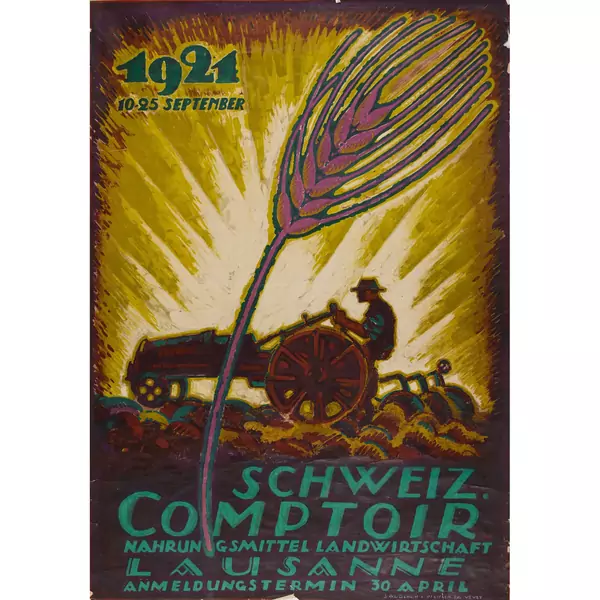 "Schweiz. Comptoir Lausanne 1921"