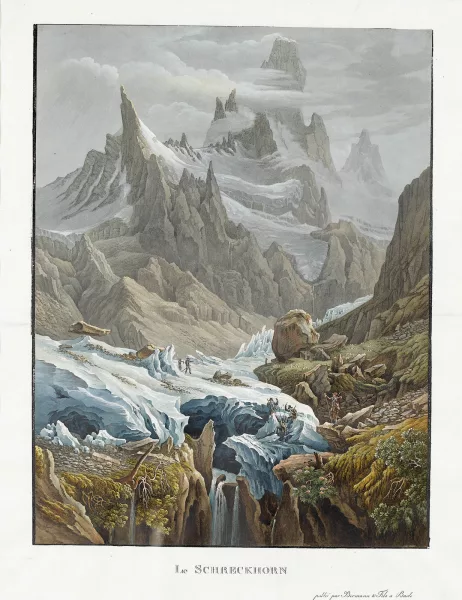 Peter Birmann — "Le Schreckhorn".