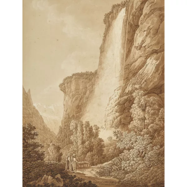 Peter Birmann — "Staubbach dans la Vallé de Lautherbrunnen".
