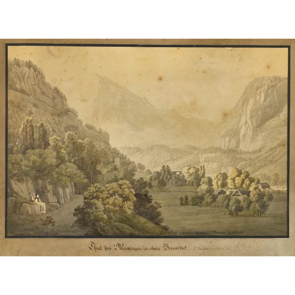 Peter Birmann — "La Vallé de Meyringen".