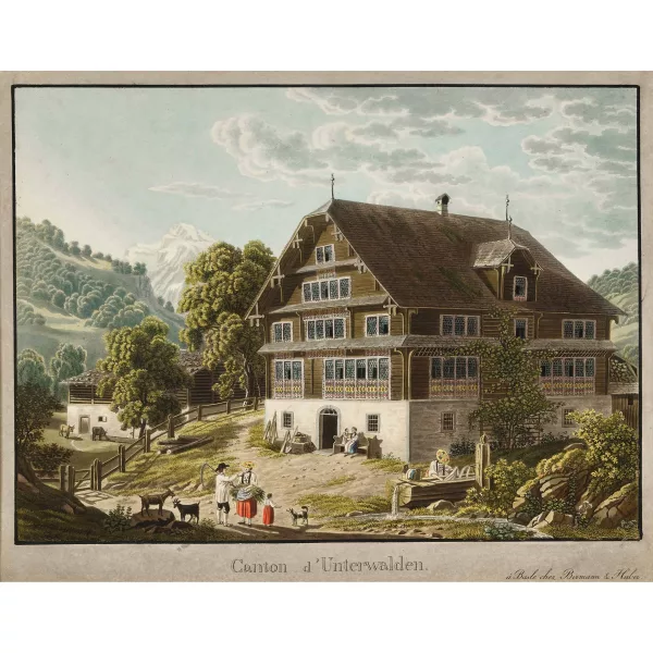 Peter Birmann — "Canton d'Unterwalden".