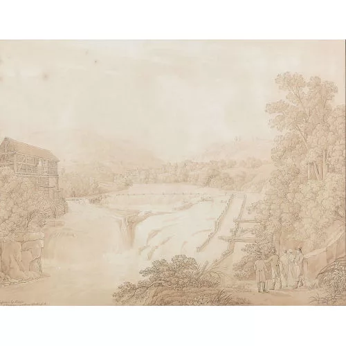 Peter Birmann — "Casscade à Grellingen.".
