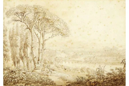 Hirtenidylle oberhalb Ponte Mola bei Rom