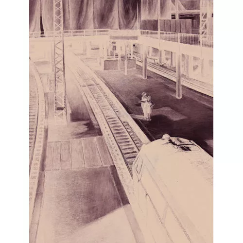 Peter Bräuninger — Im Bahnhof.