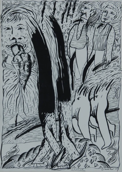 Peter Emch — 3 Blätter: Erotik, 1979