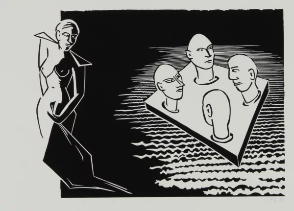 Peter Emch — 2 Blätter: Ohne Titel, 1984; Ohne Titel, 1987