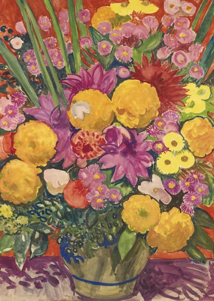 Peter Mieg — Blumenstillleben, 1973