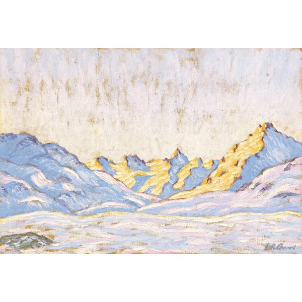 Peter Robert Berry — WINTERLANDSCHFT (BERNINAPASS)WINTER LANDSCAPE (PASS OF BERNINA)