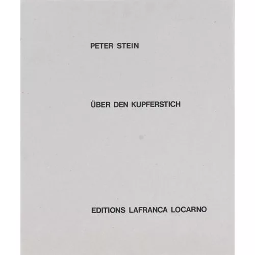 Peter Stein — "Über den Kupferstich".