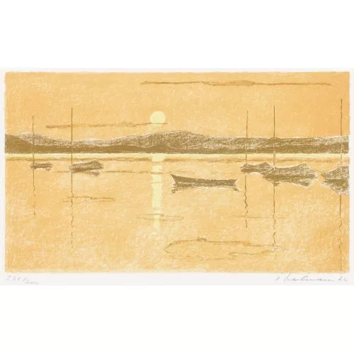 Peter Thalmann — Sonnenuntergang am See.