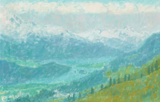 Peter Thalmann — Engadiner Frühsommer, 1992