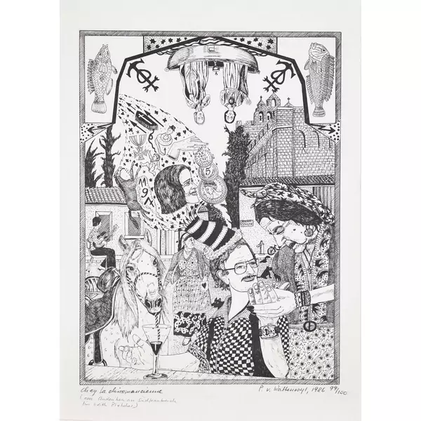 "Chez la chiromancienne"