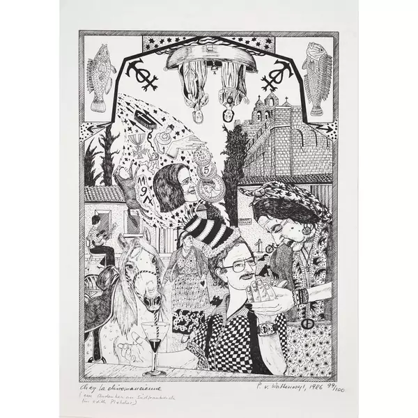 "Chez la chiromancienne"