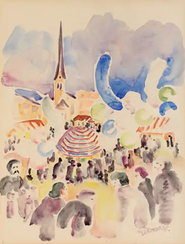 Jahrmarkt in Davos