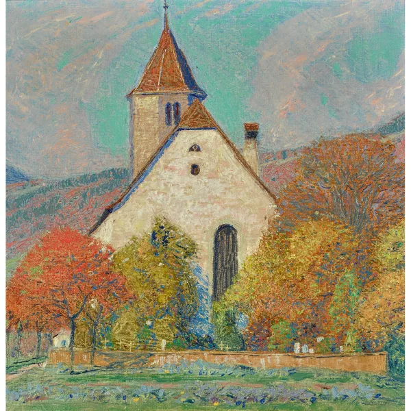 Philippe Robert — "Le petit temple au soleil (Orvin)".