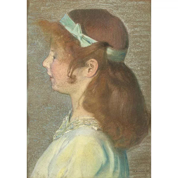 Philippe Robert — Portrait d'une jeune fille.