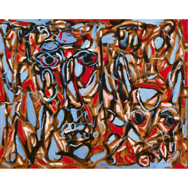 Philippe Visson — Abstraction avec visages.