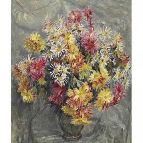 Asternbouquet in einer Vase