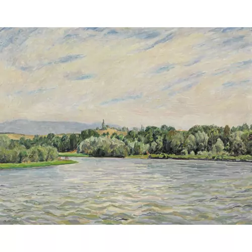 "Un matin près du Rhône"