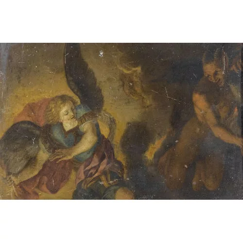 Pier Francesco Mola — Der Erzengel Michael besiegt den Satan.