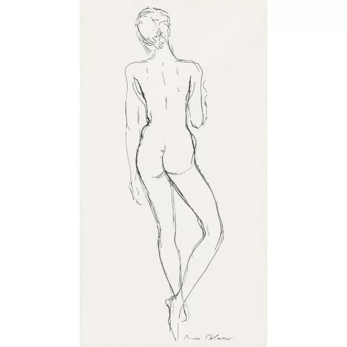 Pierre Blanc — "Nu de dos".