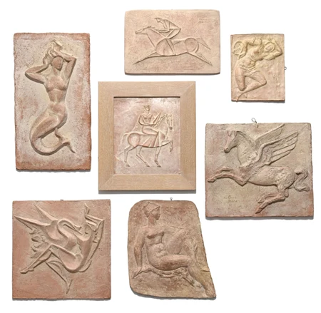 Personnages féminins et chevaux