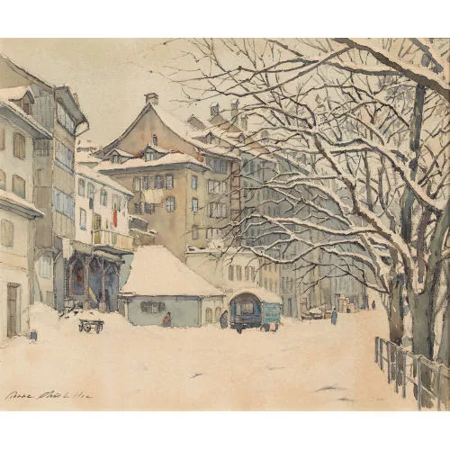 Pierre Châtillon — Berner Altstadtpartie.