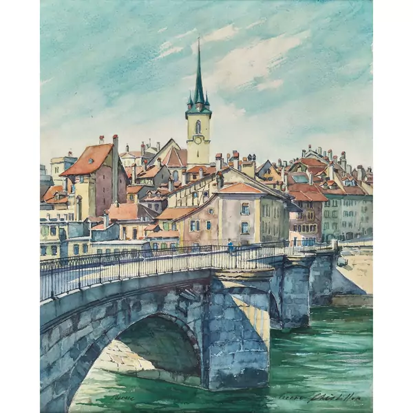 Untertorbrücke mit Blick auf Matte und Nydeggkirche