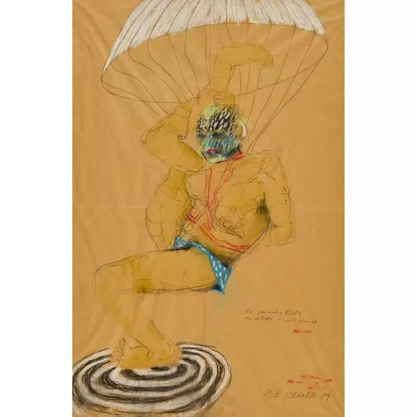 "La parachutiste"