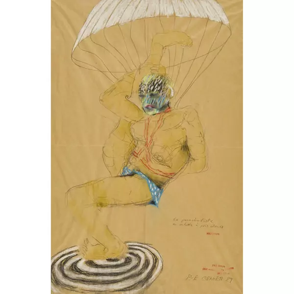 "La parachutiste"