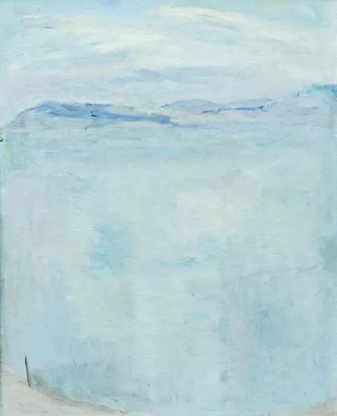 Pierre Eugène BOUVIER (1901-1982), 'Lac en bleu', huile — DognyAuction