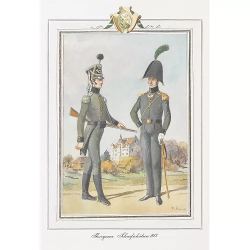Pierre Favre — "Thurgauer Scharfschützen 1813".