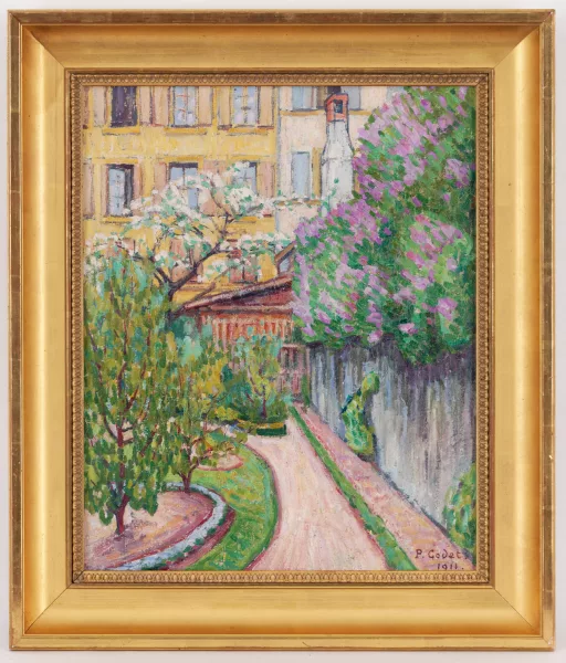 Pierre Godet — Jardin fleuri,