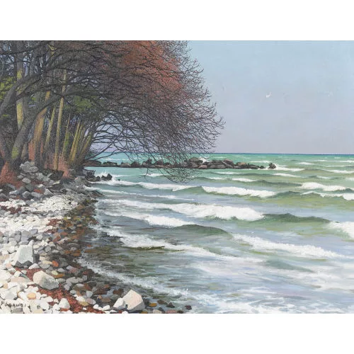 Pierre Jaques — "Bord du lac Léman à Crans-près-Celigny".