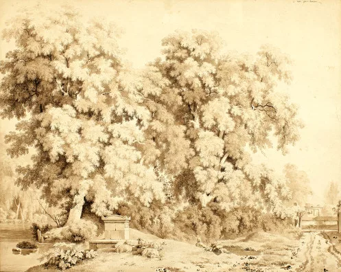 Pierre-Louis De la Rive — Paysage italique, um 1792–94